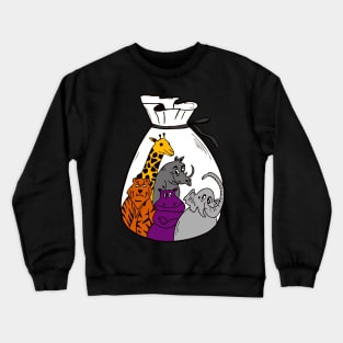 New Animals Coming For The Fucking Pathetic Zoo Crewneck Sweatshirt